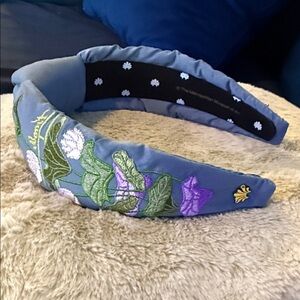 Lele Sadoughi Pastel Garden Met Gala Embroidered Headband